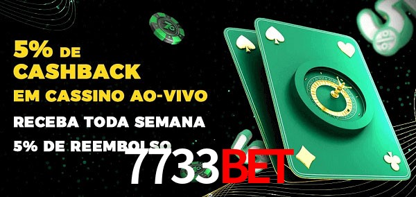 Promoções do cassino ao Vivo 7733Bet